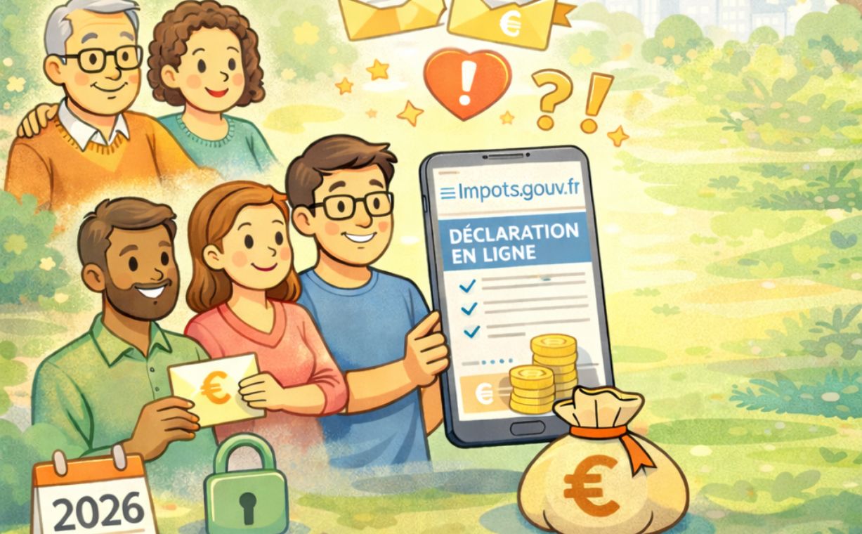 Dons d’argent à vos proches : une nouvelle déclaration obligatoire en ligne à partir de 2026